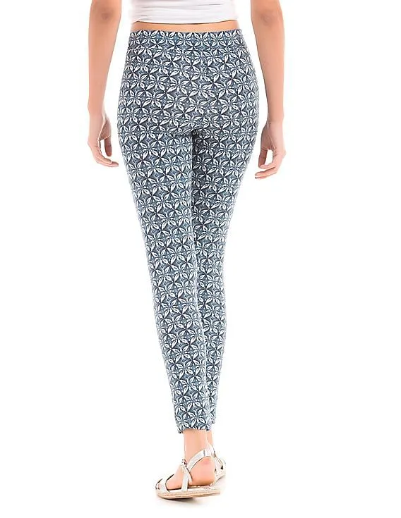 Aeropostale Printed Cotton Elastane Leggings