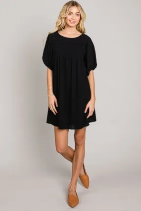 Allie Rose Black Shift Dress