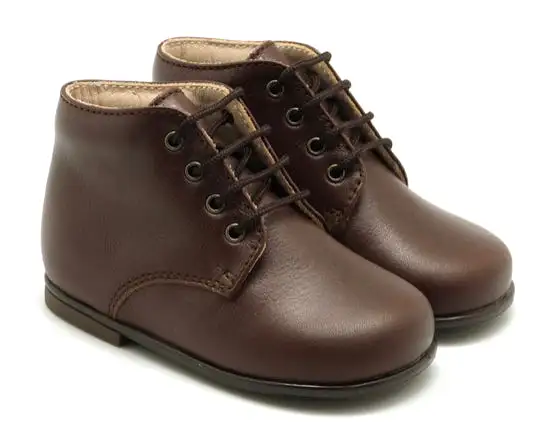 Beberlis Brown Leather Classic Baby Bootie