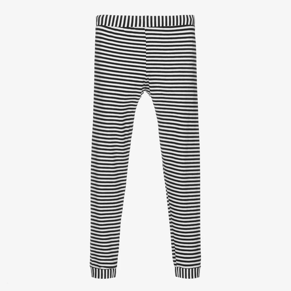 Black & White Stripe Leggings