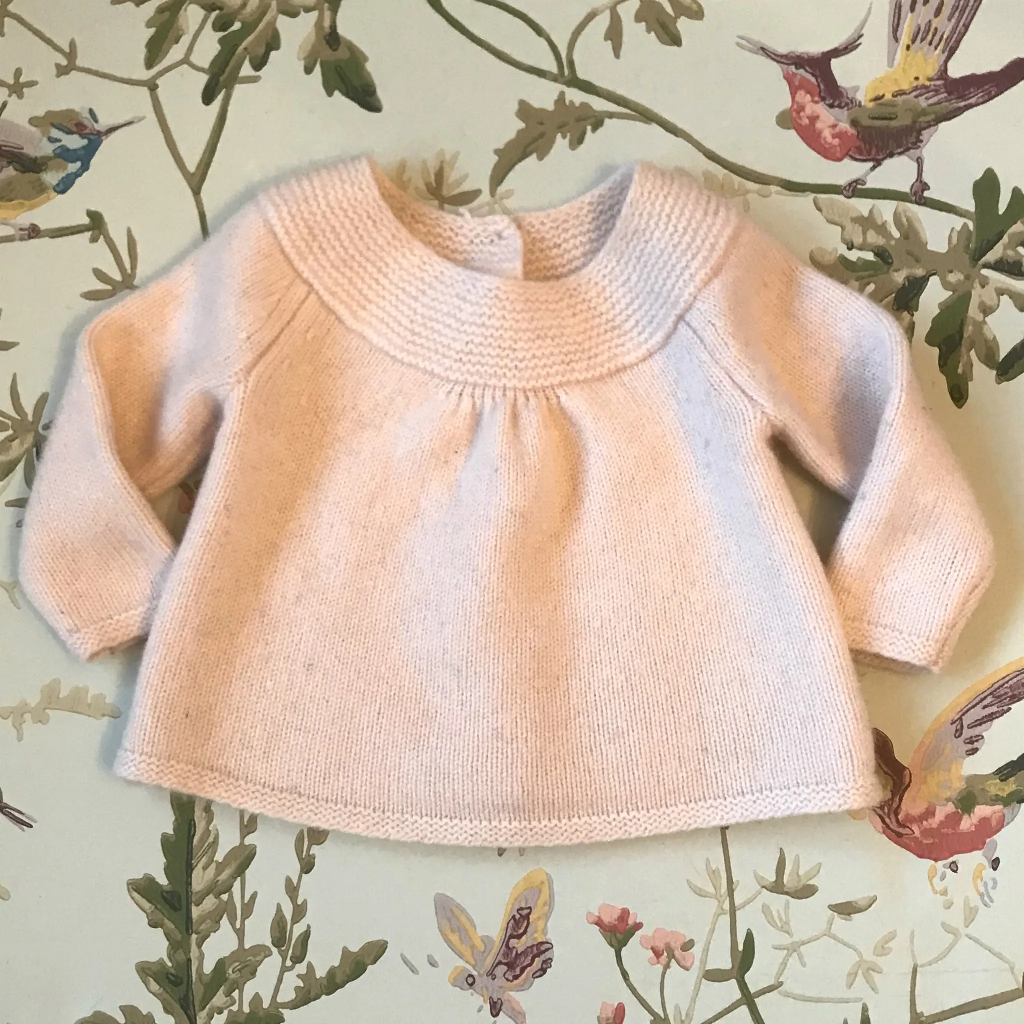 Bonpoint Pale Pink Cashmere Baby Knit