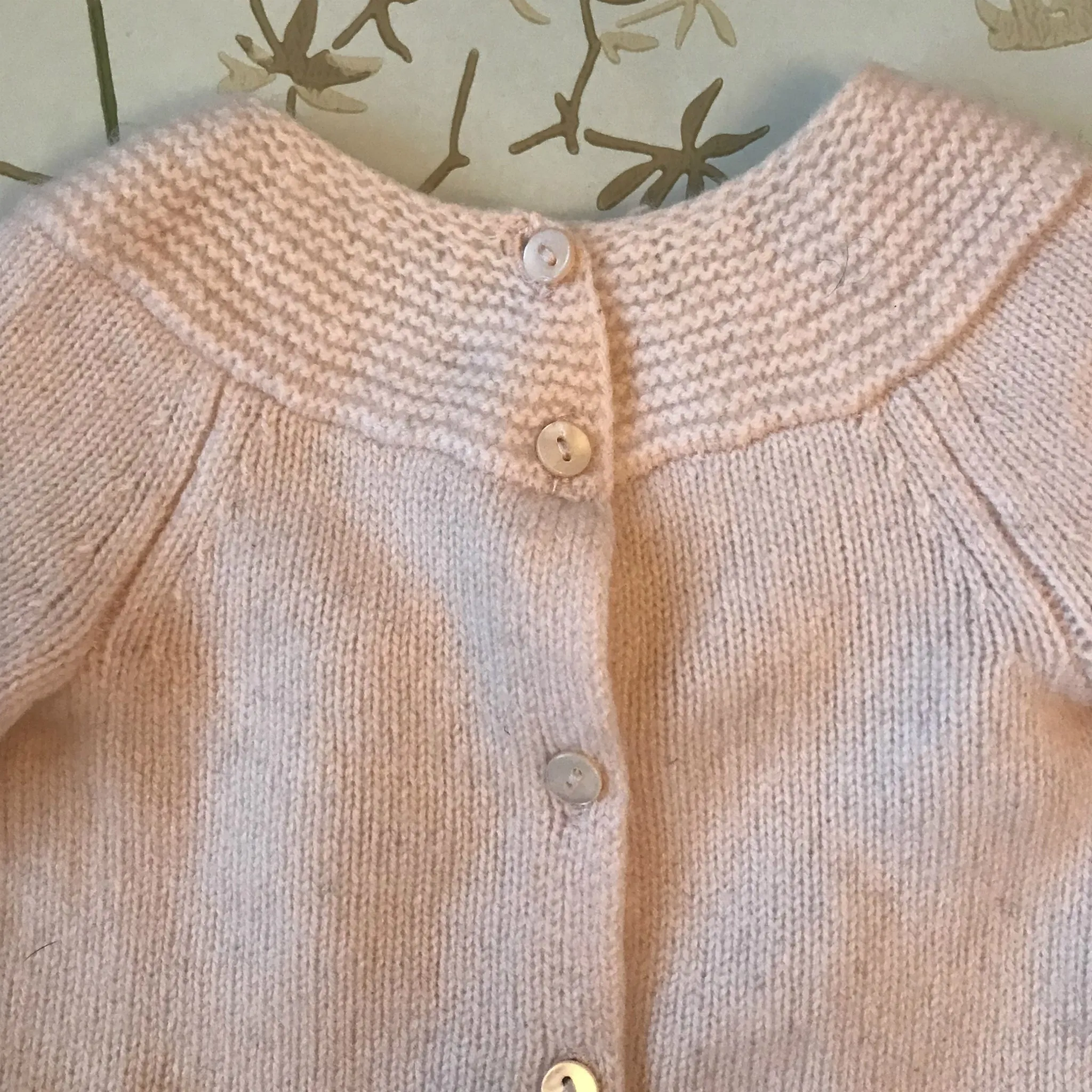 Bonpoint Pale Pink Cashmere Baby Knit