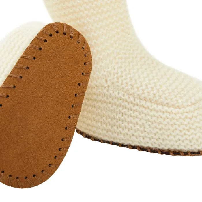 Bonton Baby Slippers Cream