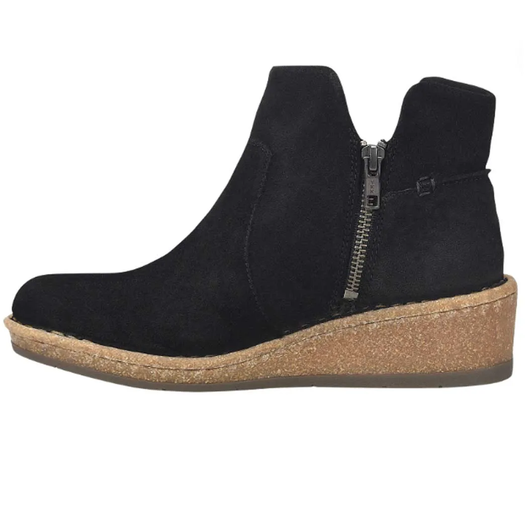 Born Viv Wedge Bootie Black (Women's)