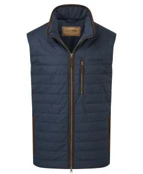 Brora Quilted Gilet                             Navy