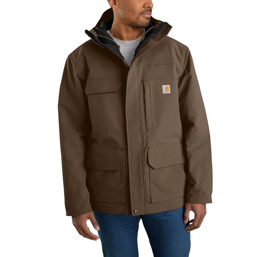 'Carhartt' Men's Super Dux Relaxed Fit Insulated Traditional Coat-Level 4 Extreme Warmth Rating - Coffee