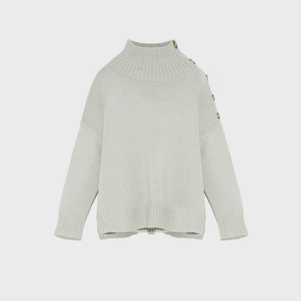 CASHMERE WOOL KNIT SAGE