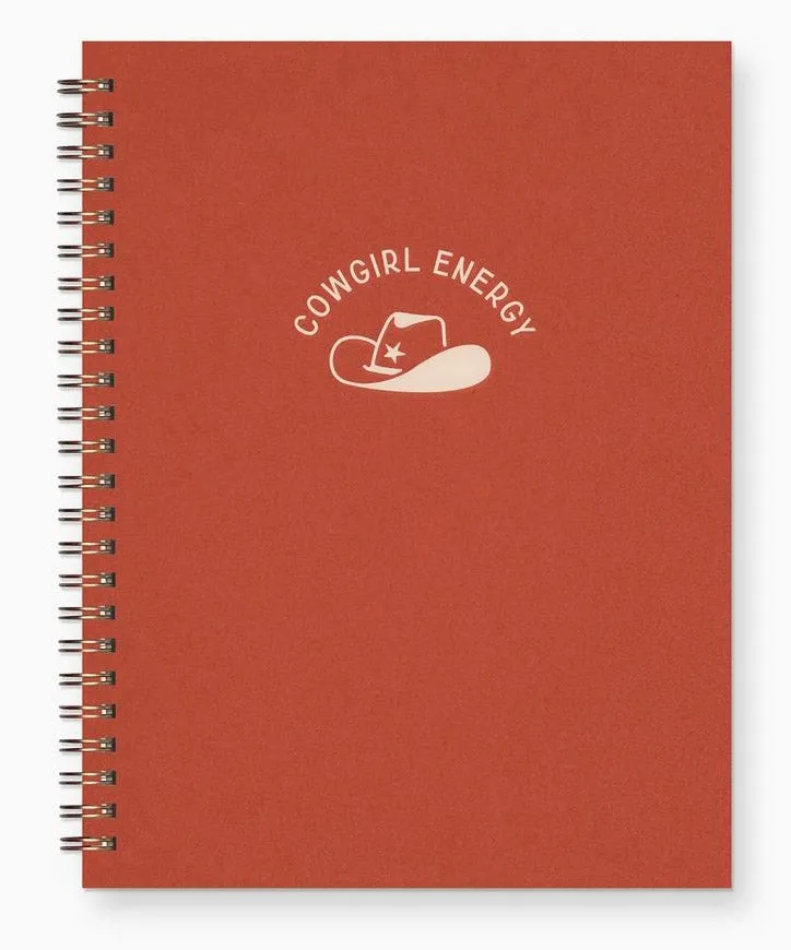 Cowgirl Energy Journal - Lined Notebook