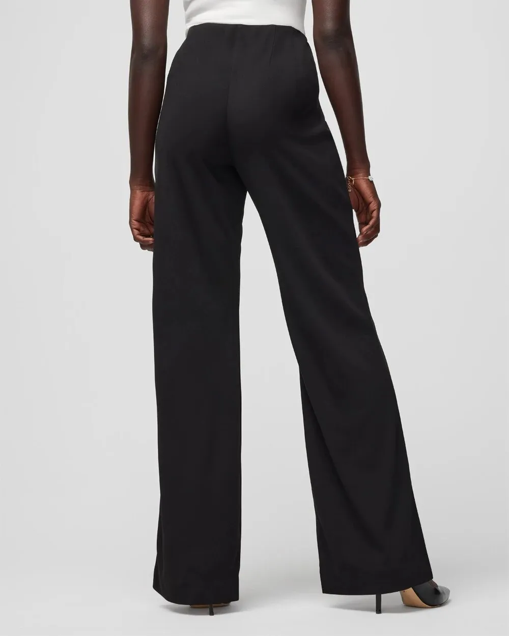 Curvy WHBM® Slip On Wide Leg Pant