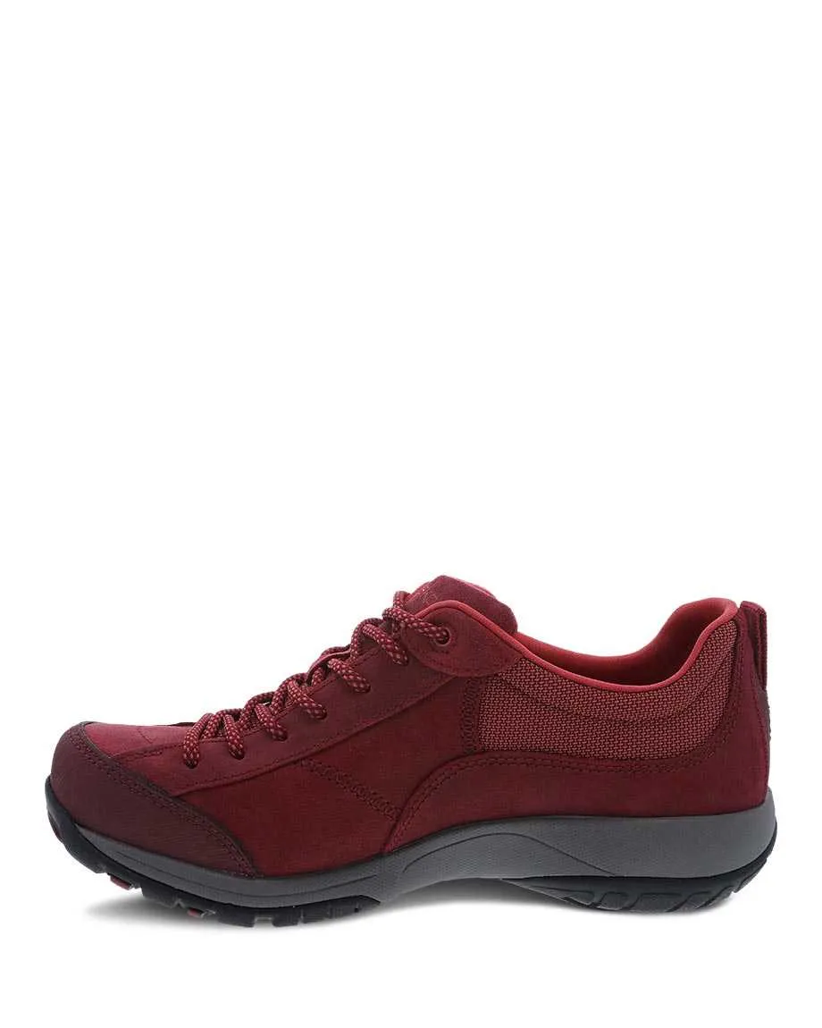 Dansko Women's Paisley - Red Burnished Suede