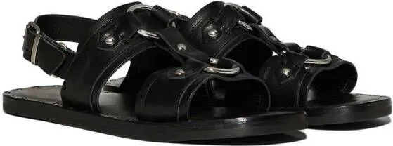 DSQUARED2 stud-detail calf-leather sandals Black