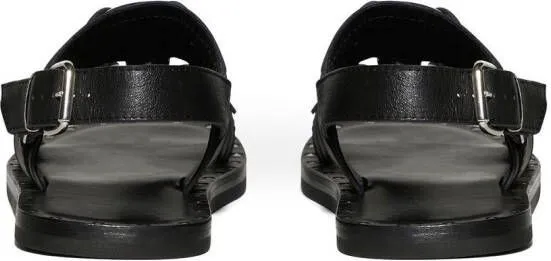 DSQUARED2 stud-detail calf-leather sandals Black