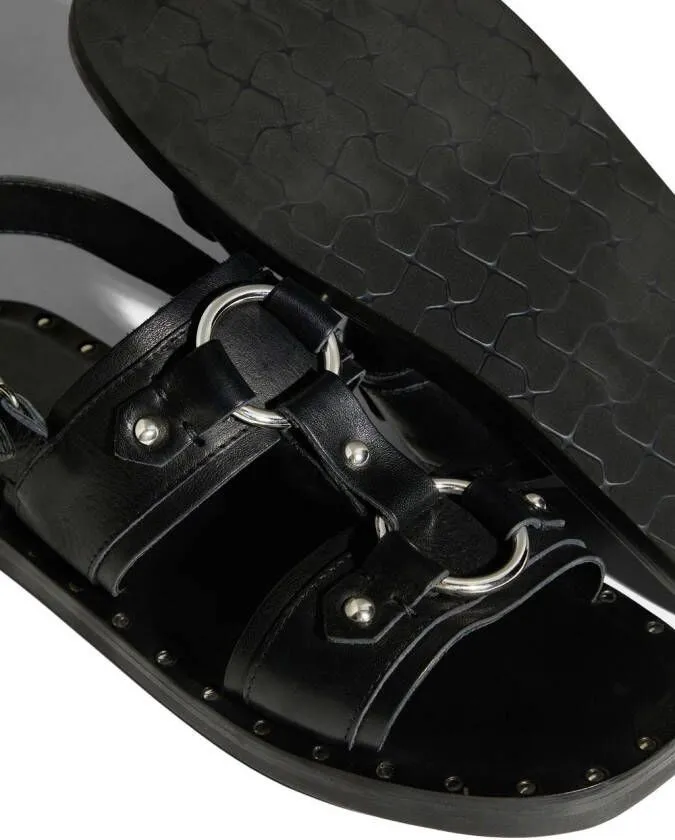 DSQUARED2 stud-detail calf-leather sandals Black