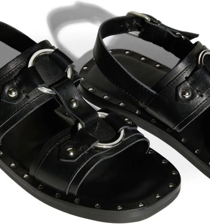 DSQUARED2 stud-detail calf-leather sandals Black