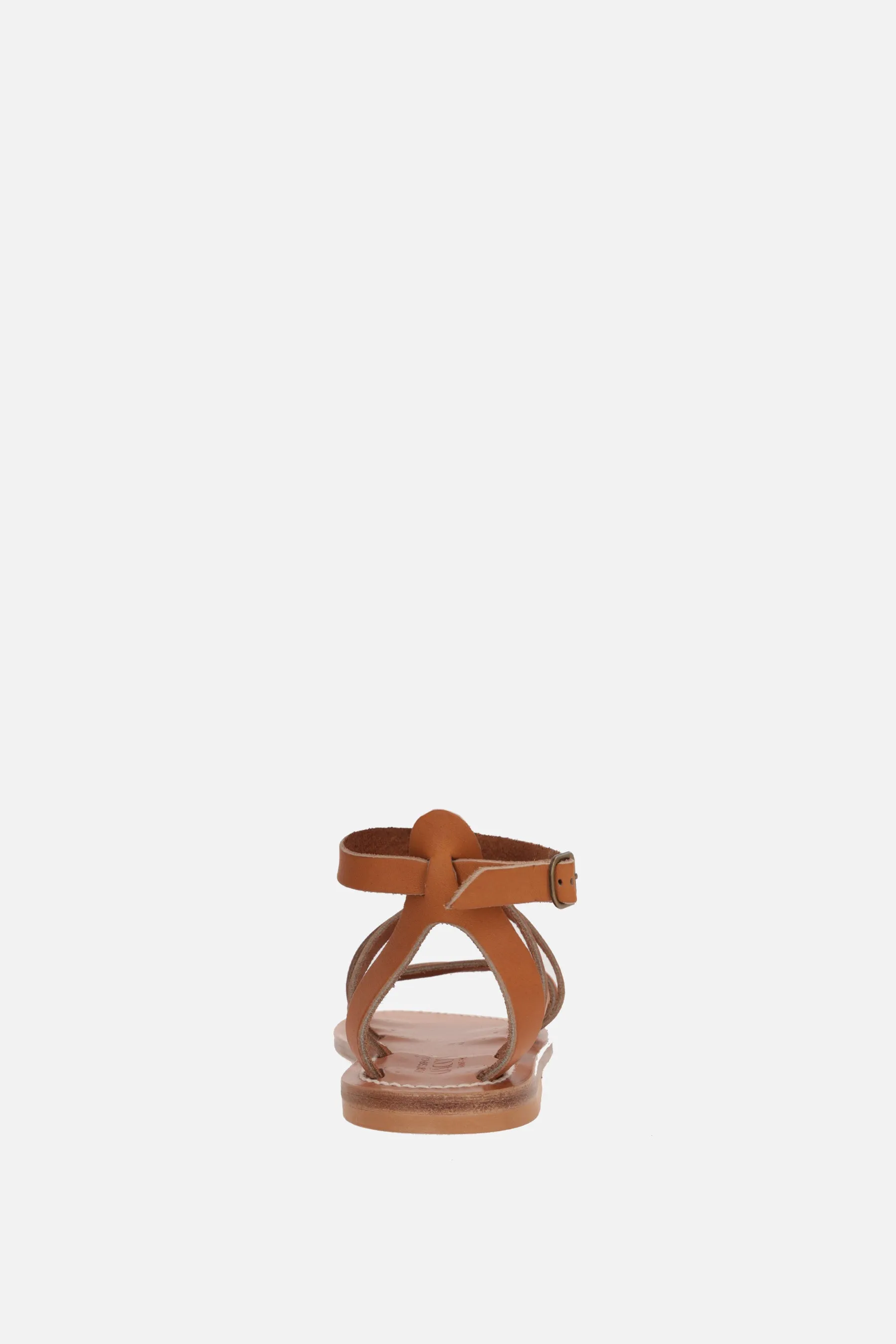 Epicure smooth leather flat sandals