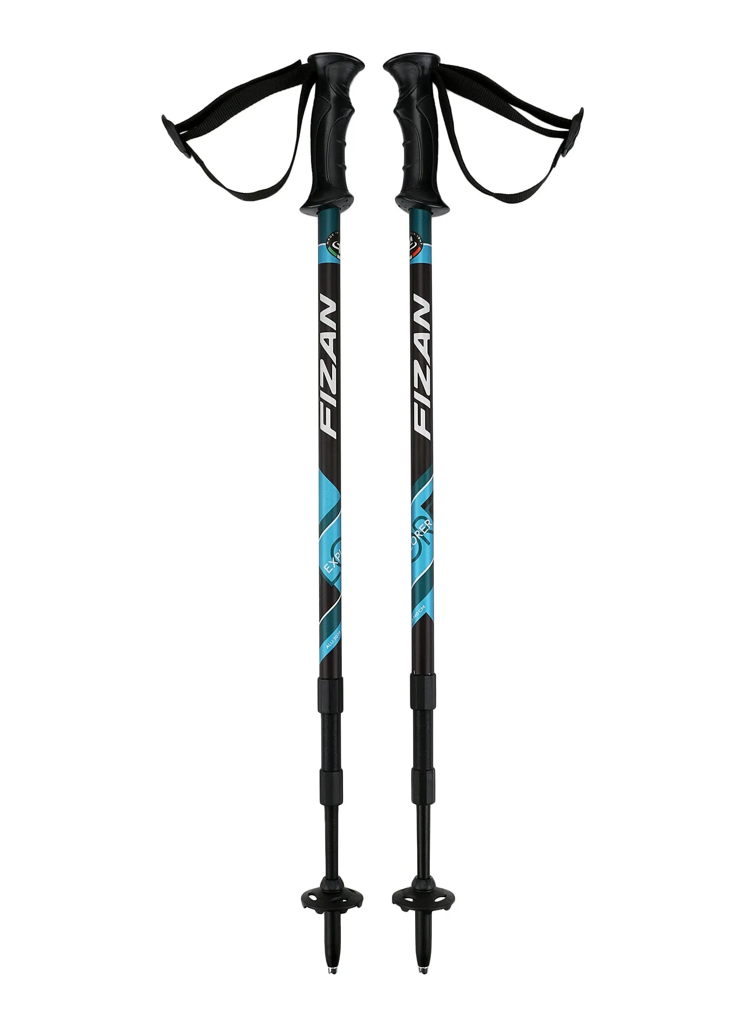 Fizan Explorer Blue Trekking Poles (Single Pole)