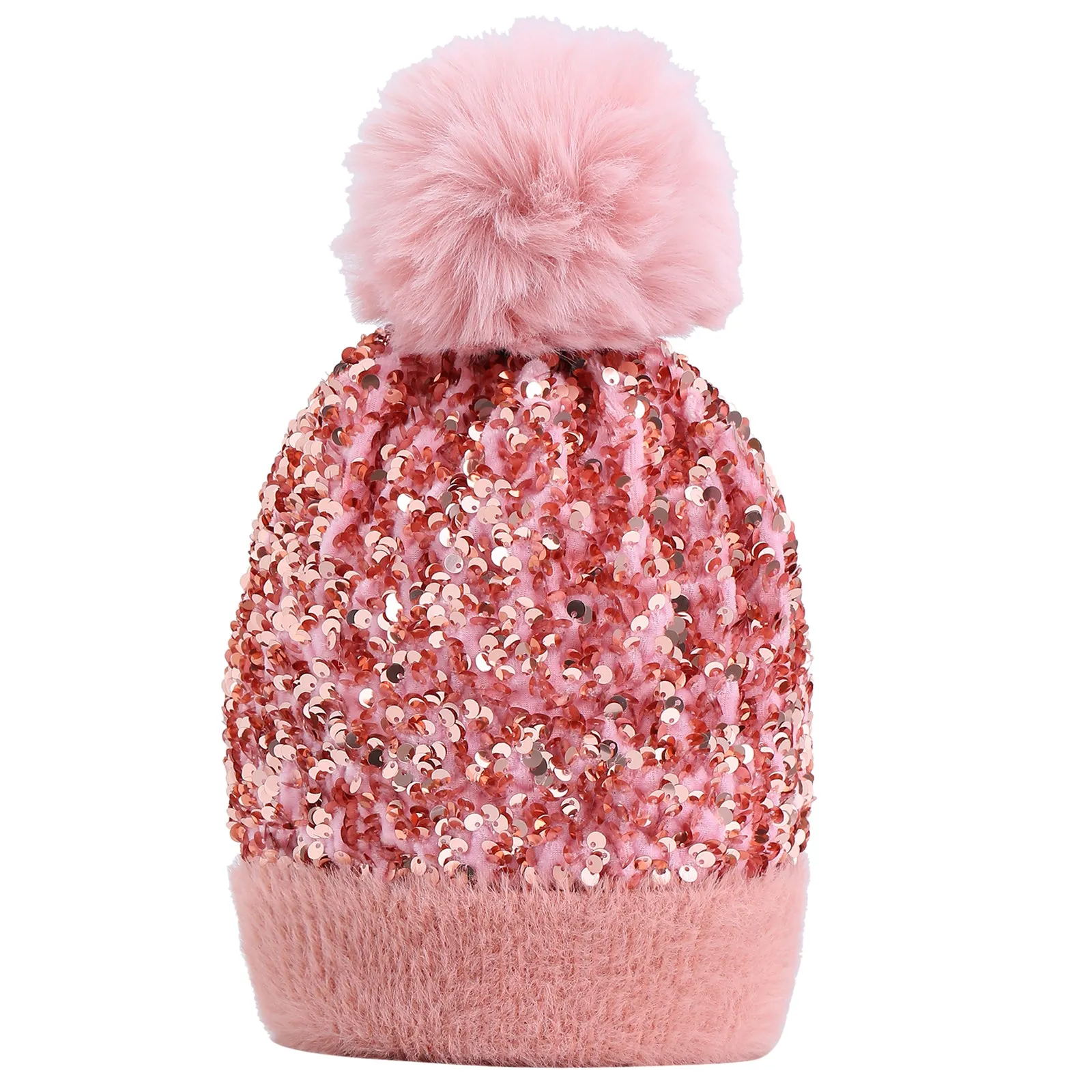 Gemma Snow Beanie in Pink