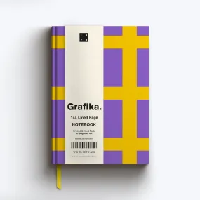 Grafika Grid A5 Lined Notebook