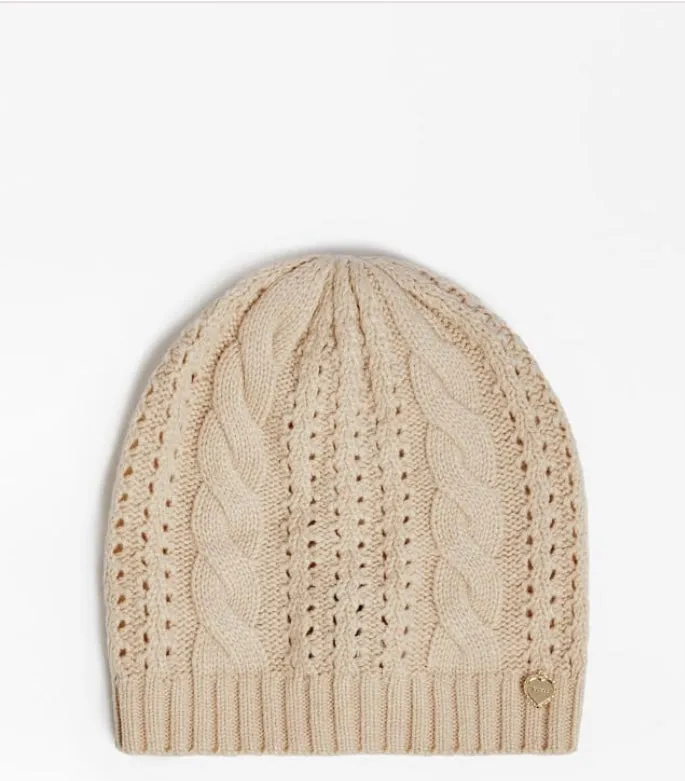 GUESS CASHMERE WOVEN KNIT HAT + COLOURS AW9072WOL01