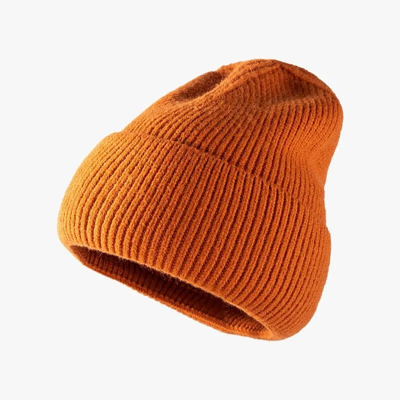 Hat women autumn and winter fashion hat outdoor knitted hat women warm winter men's woolen hat