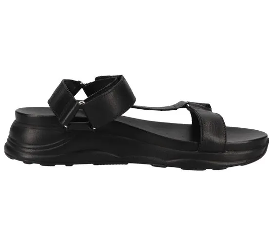 ILC Jerry women s sandal real leather sandals with small platform C43-3546-01-01 black