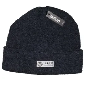 INDCSN - Grey Cuffed Beanie Hat