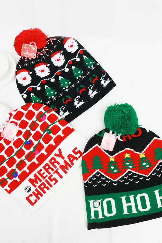 Light Up Holiday Beanie