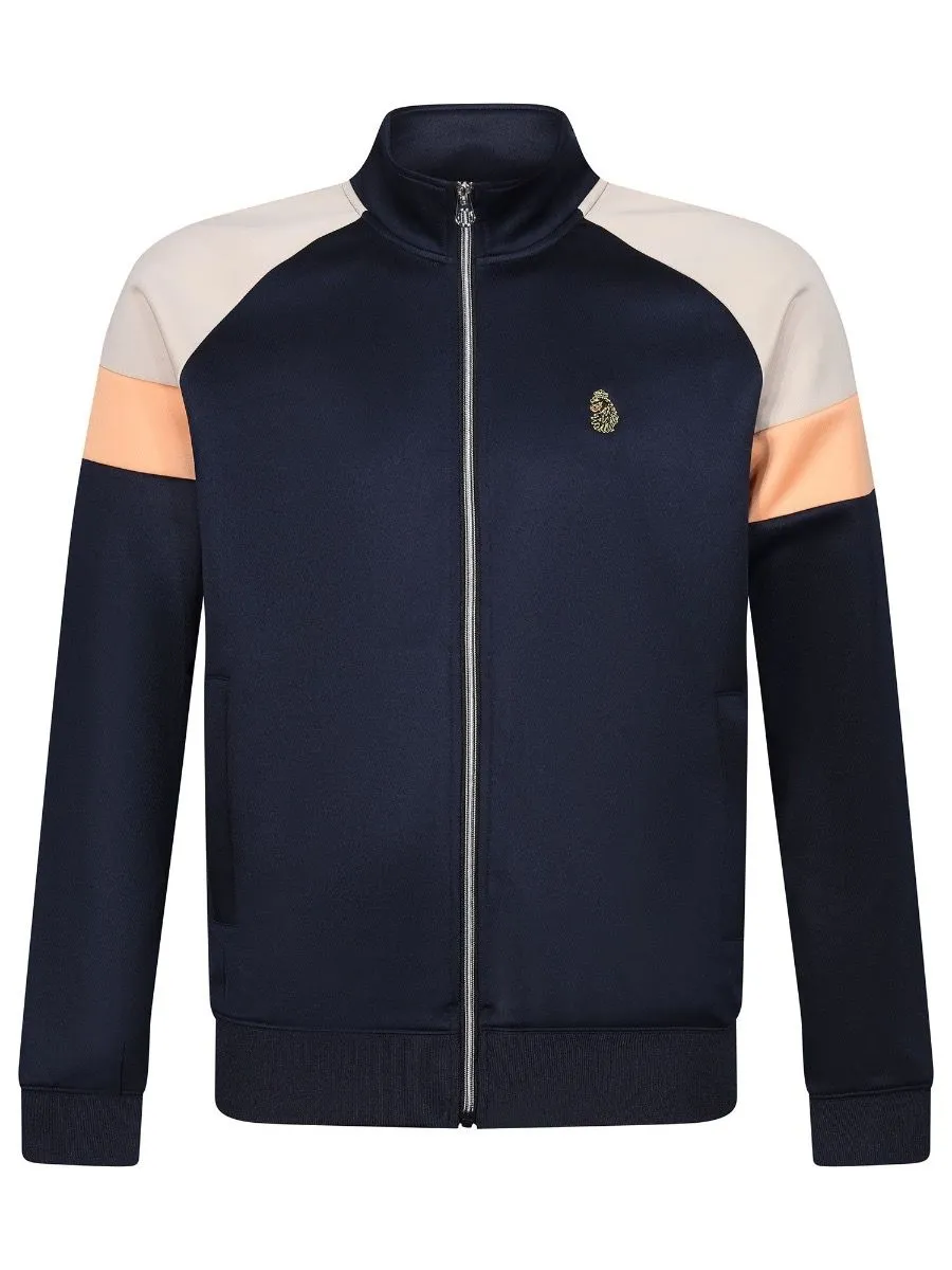 Luke 1977 Sport Kas 3 Zip Track Jacket Dark Navy