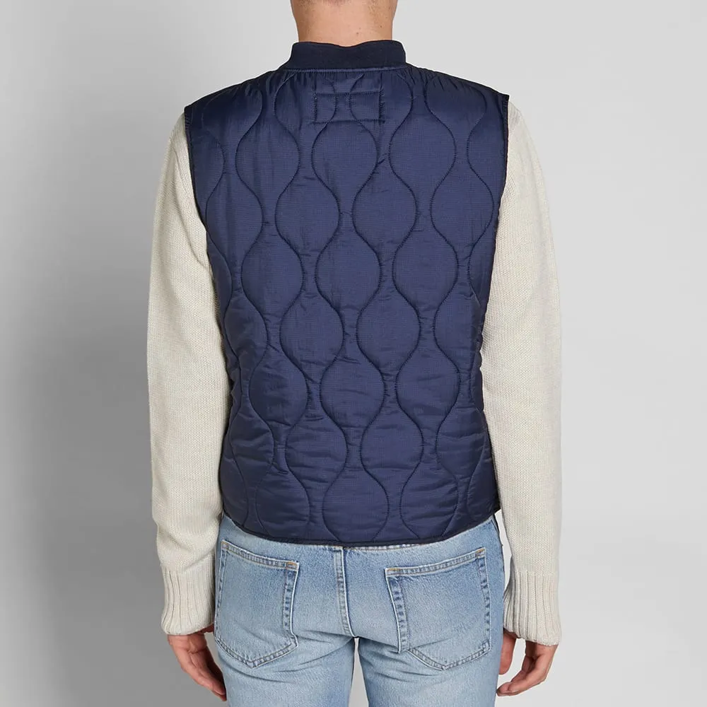 Maison Kitsuné Quilted GiletNavy