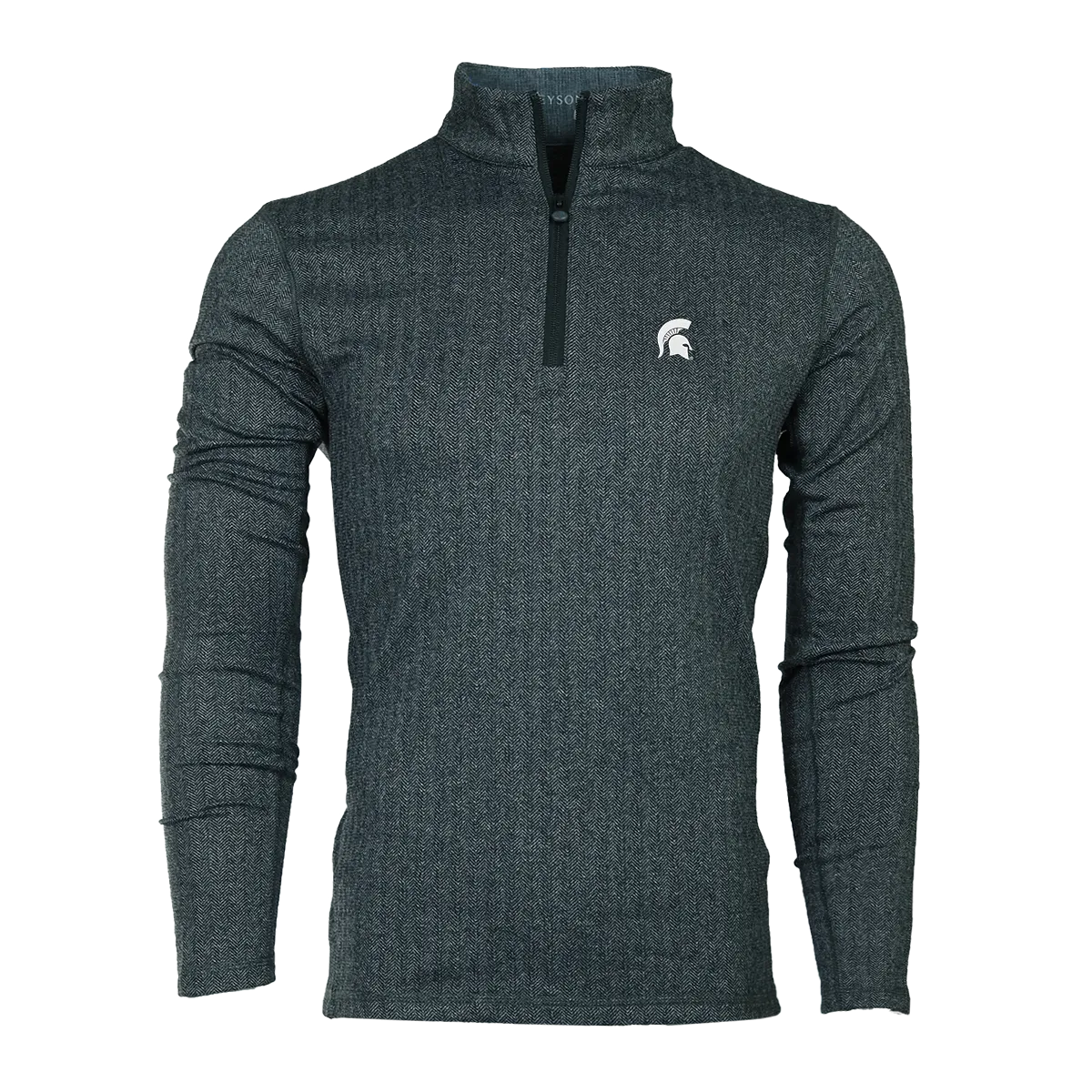 Michigan State Spartan Herringbone Tate Quarter-Zip