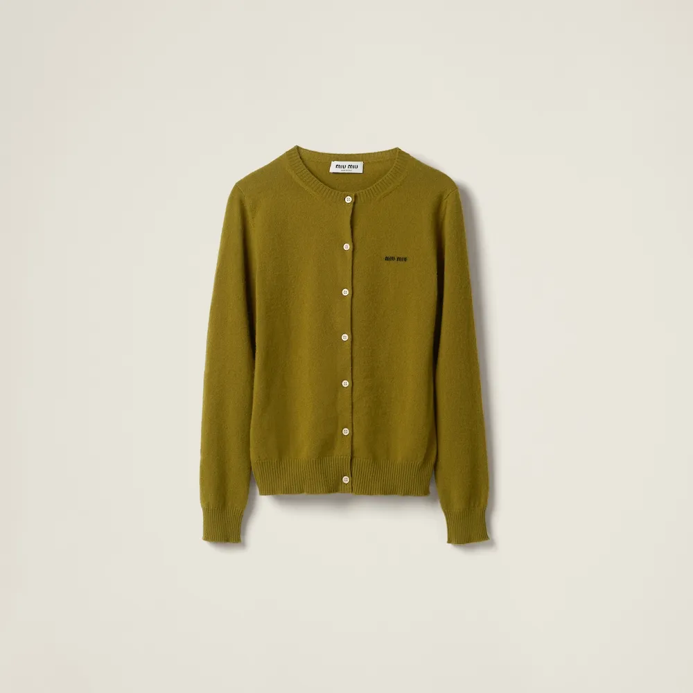 MiuMiu  |Cashmere knit cardigan MMF787_13S1_F0613_S_232