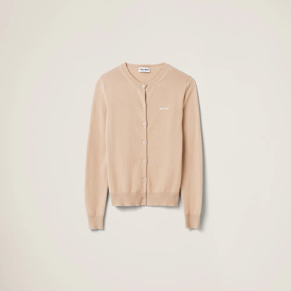 MiuMiu  |Cashmere knit cardigan MMF787_13S1_F0627_S_232