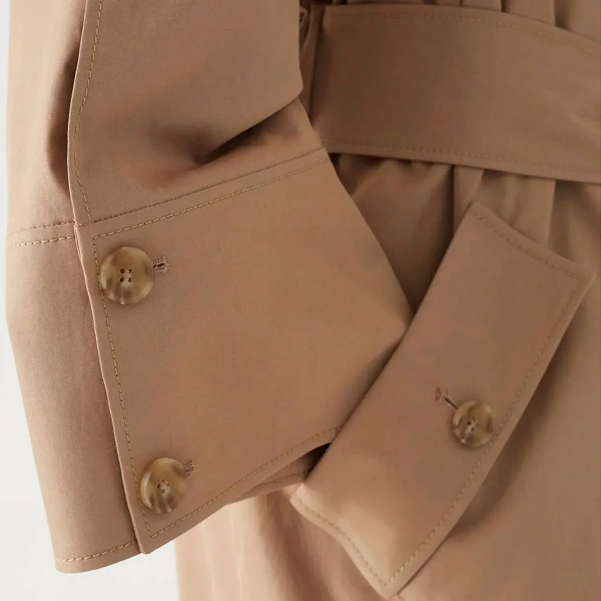 Noa Trench coat -  Cotton Blend Sand