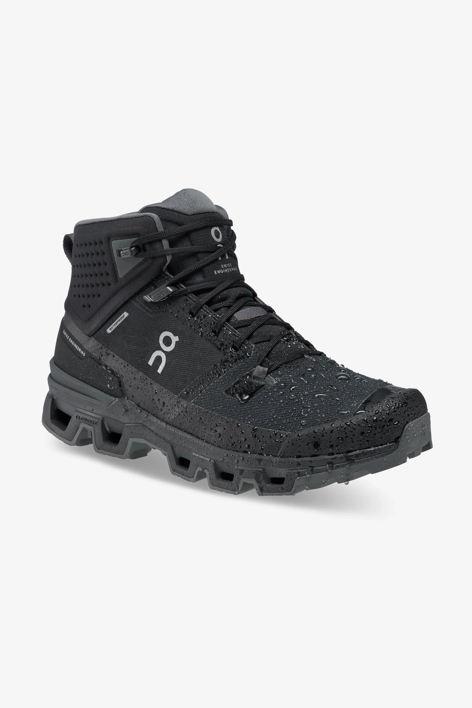 ON Women's Cloudrock 2 Waterproof in Black/Eclipse