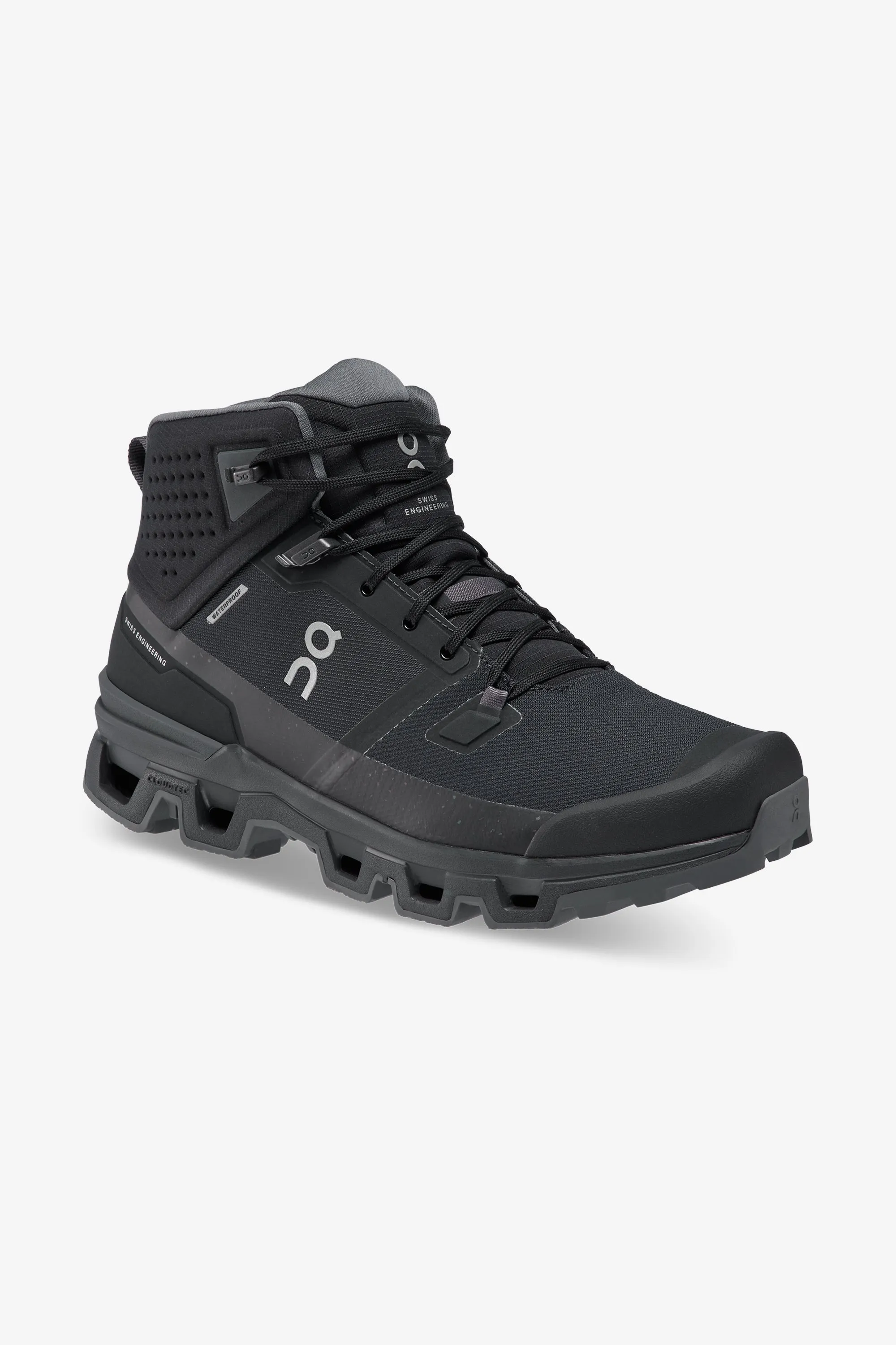 ON Women's Cloudrock 2 Waterproof in Black/Eclipse