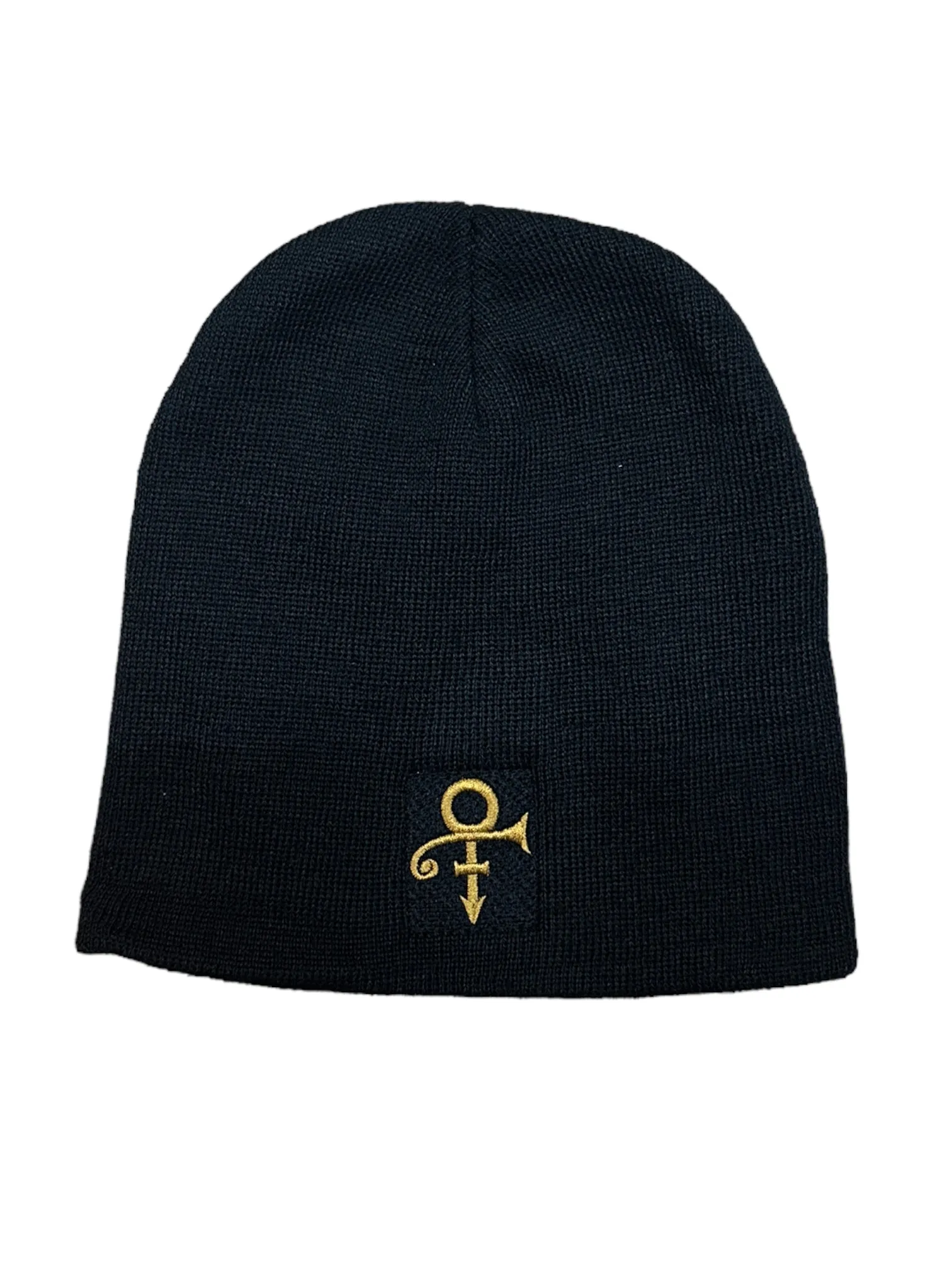 Prince – Love Symbol Beanie Hat Gold Thread Embroidery Official & Xclusive: NEW