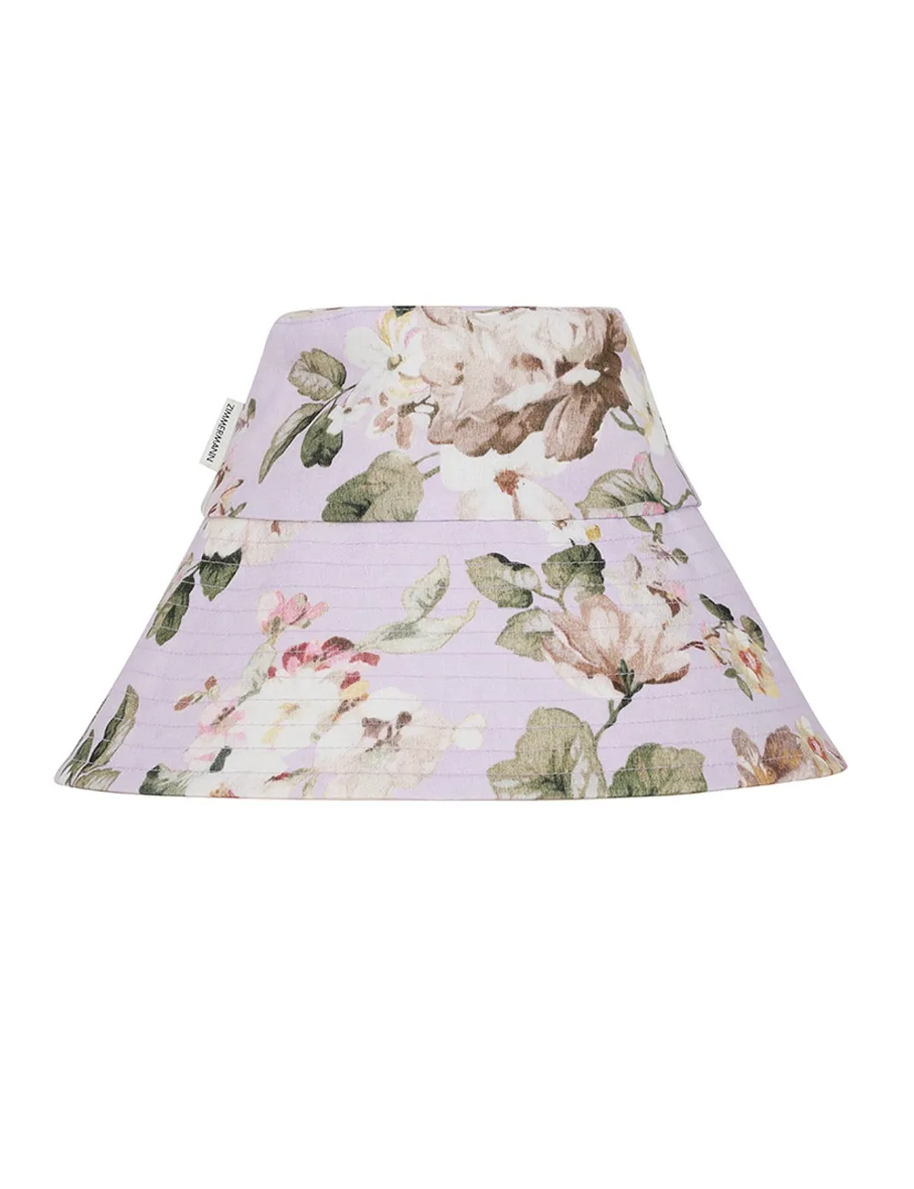 Printed Long Brim Bucket Hat