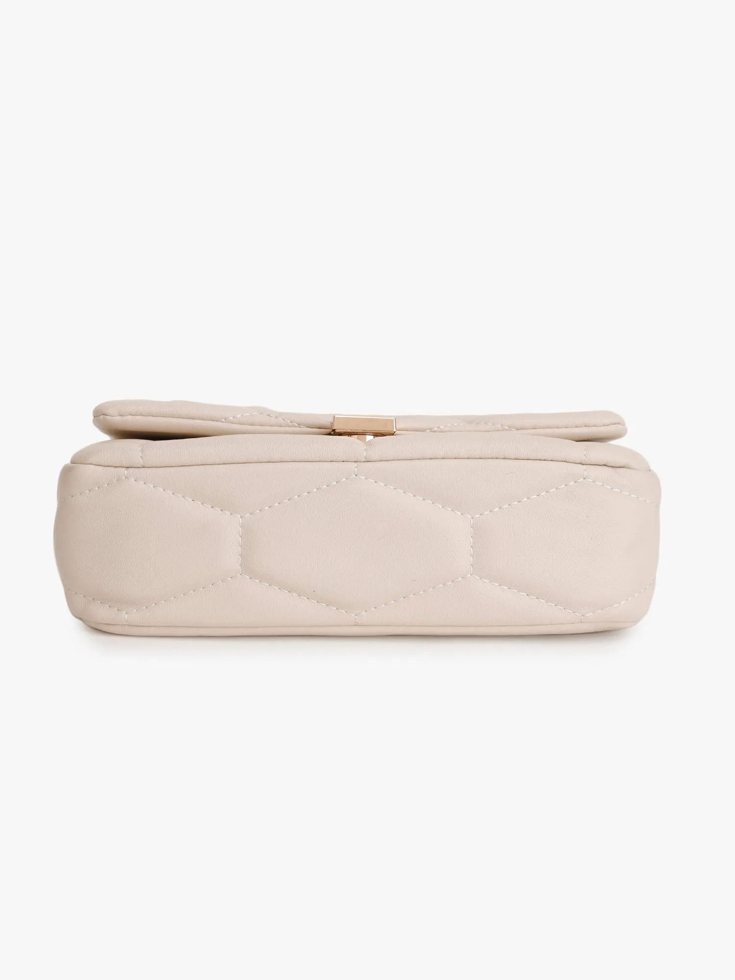 Quilted Structured Shoulder Bag