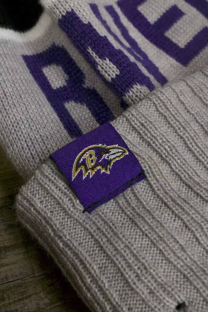 Ravens SuperBowl beanie | SuperBowl XXXV Baltimore Ravens Championship New Era Winter Beanie