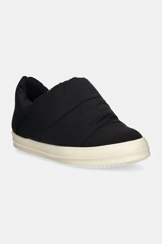 Rick Owens plimsolls Puffer Slip On men's black color DU02D2827.MUPA