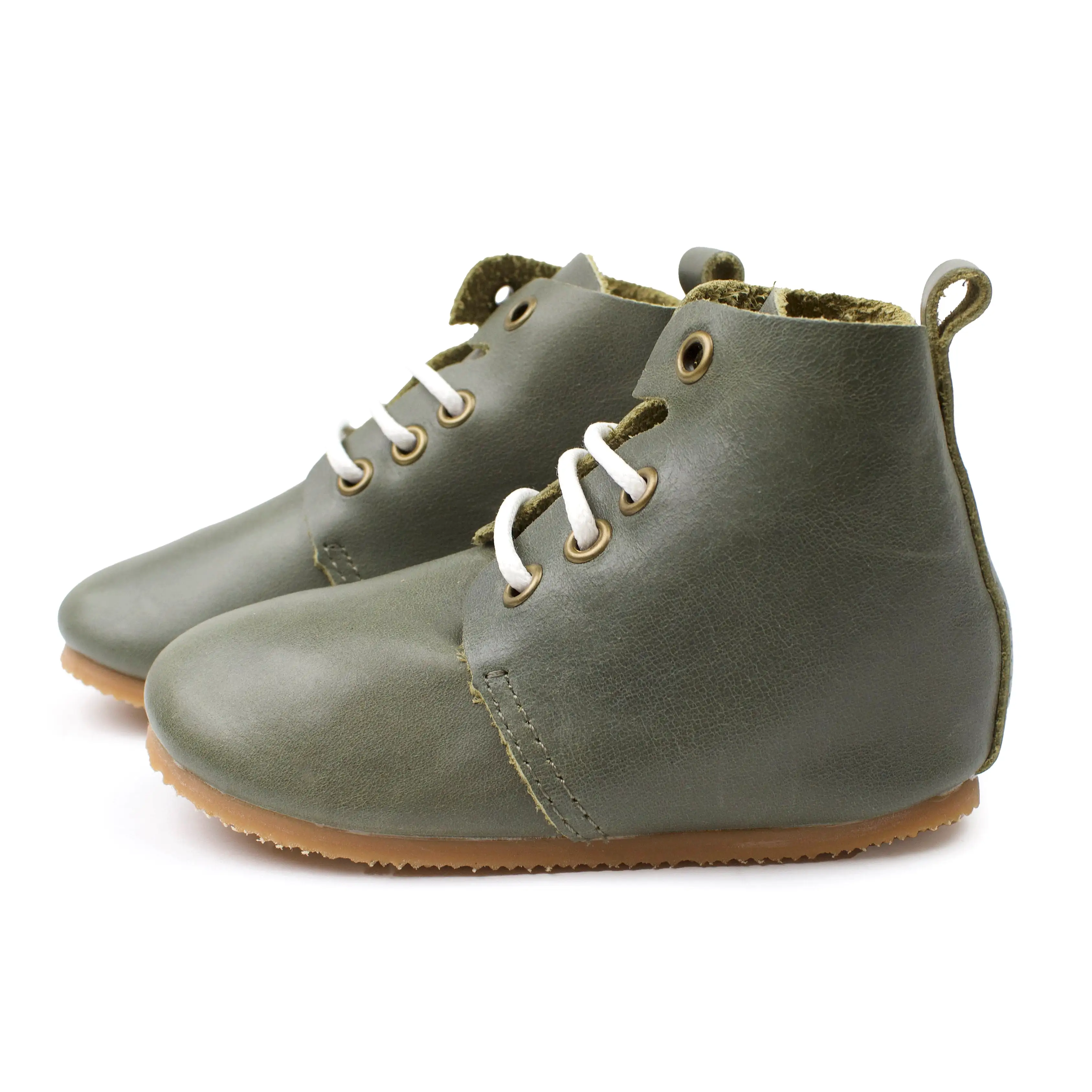 Sage - High Top Oxfords - Hard Sole