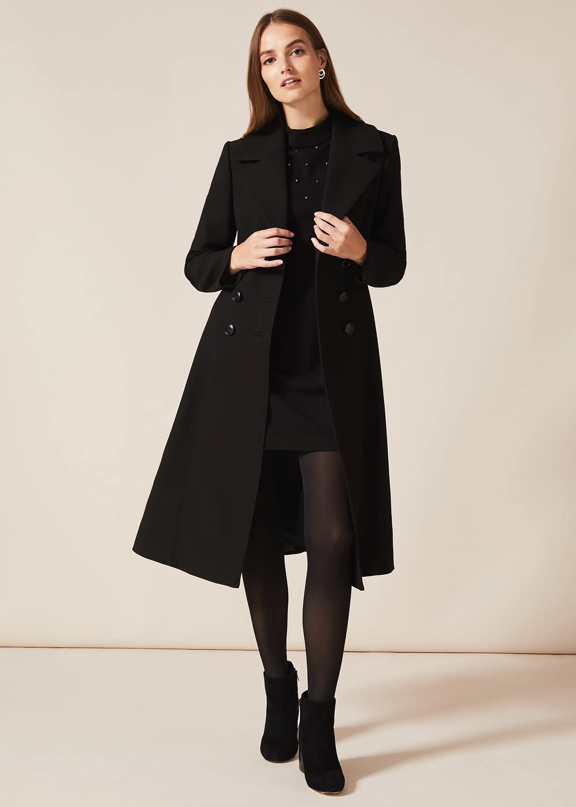 Sandra Swing Midi Coat