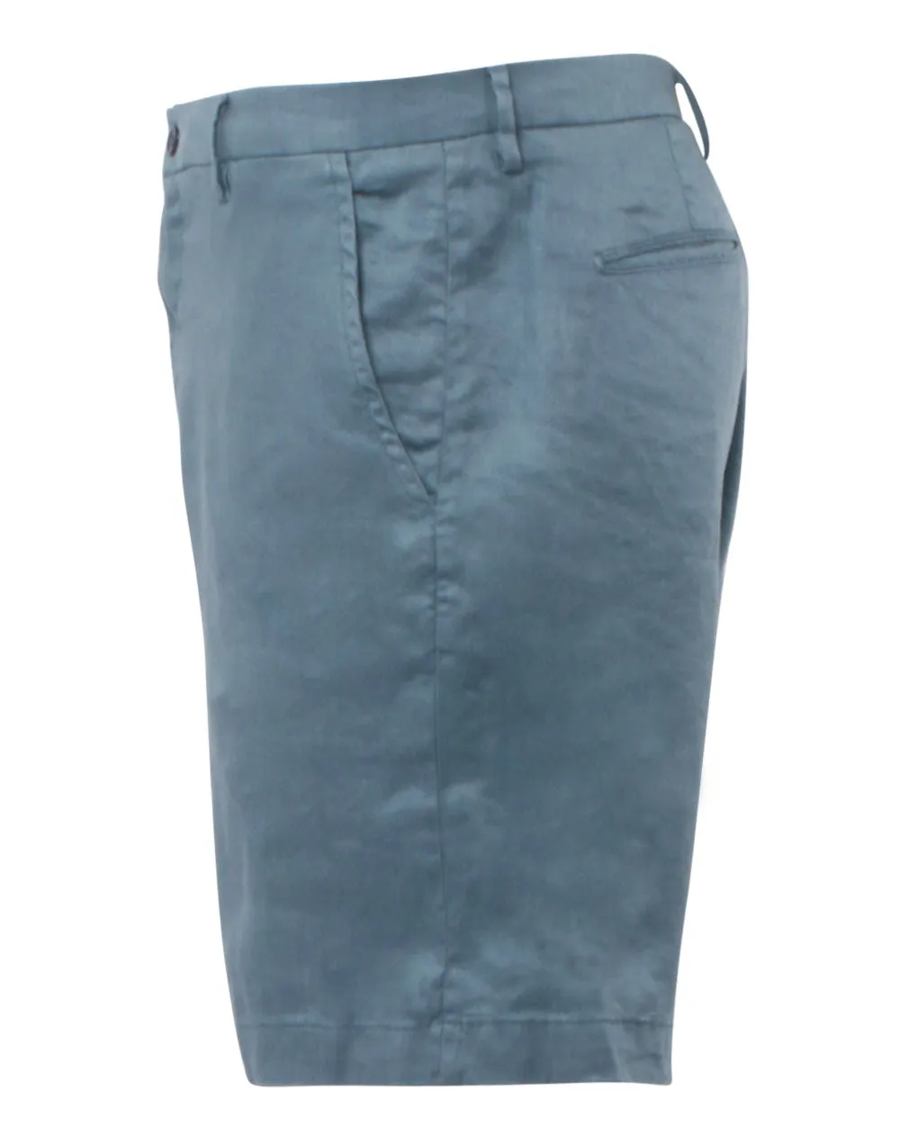 Soft Blue Lined Bermudas