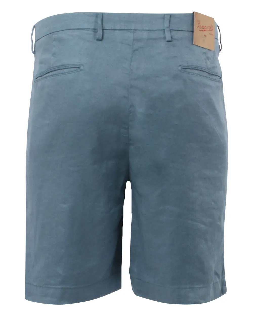 Soft Blue Lined Bermudas