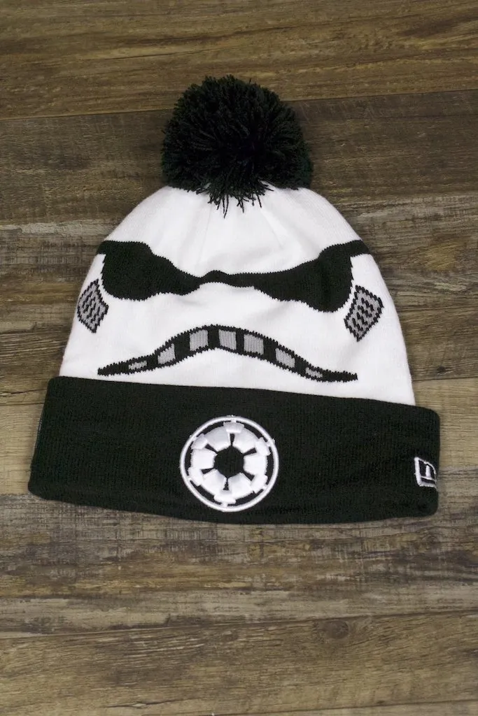 Star Wars Rogue One Stormtrooper Helmet Winter Pom Beanie