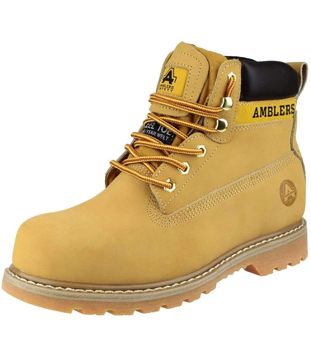 Steel fs7 steel toe cap boot / womens boots honey Amblers