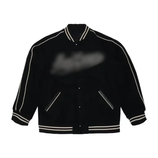 Supremely Black Varsity Jacket - William Jacket