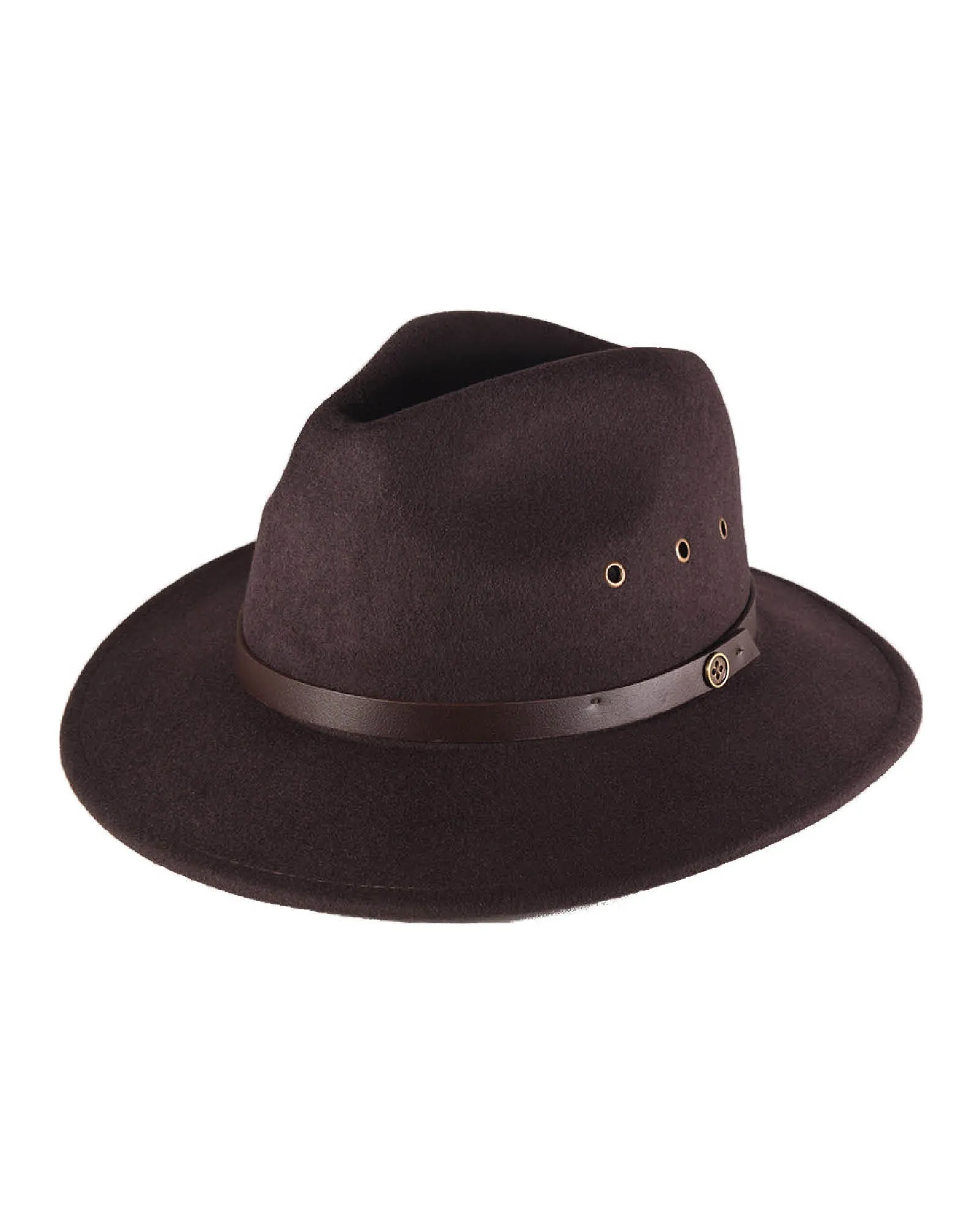 The RataTat Felt Hat - Chocolate