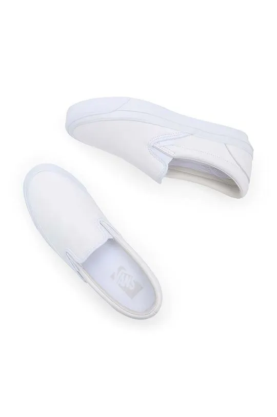 Vans leather plimsolls Premium Standards Slip-On Reissue 98 white color VN000CSEWWW1