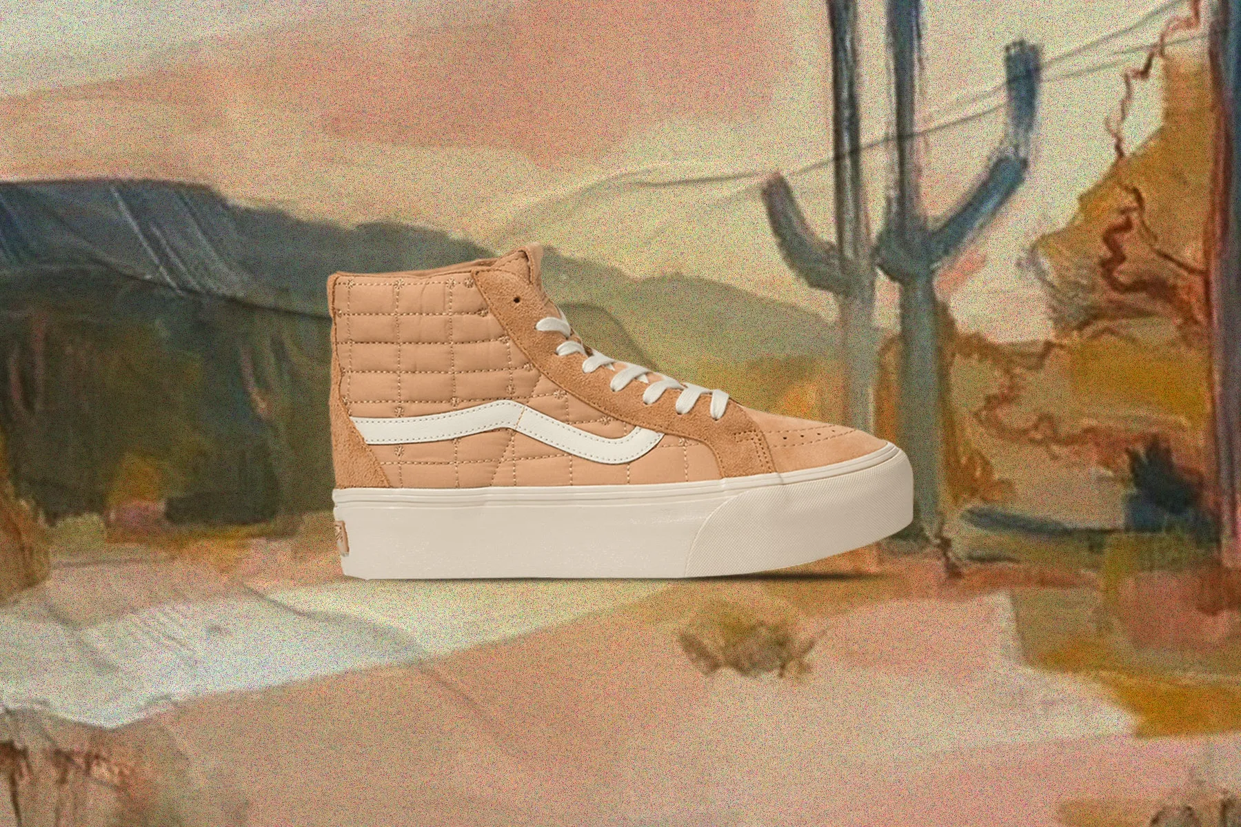 Vault x Joe Freshgoods Sk8-Hi Reissue Platform VLT LX - Camel